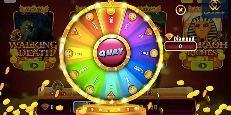 Vòng quay mang lại cơ hội lớn trong sảnh nổ hũ May88