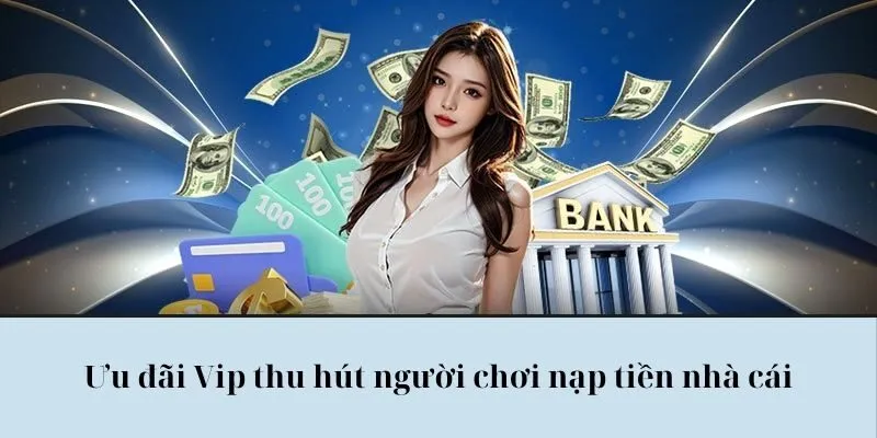 Ưu đãi Vip thu hút người chơi nạp tiền nhà cái